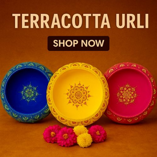 Handcrafted Terracotta Urlis - From $ 8.75 Only!