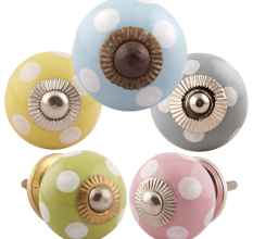 Ceramic Dotted Knobs