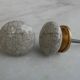 Cream Vintage Crackle Ceramic Drawer knobs