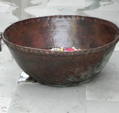 Copper Kadai (2)-41 X 15 Inches