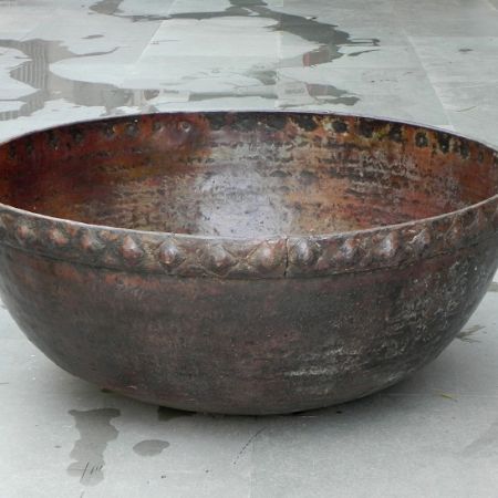 Copper Kadai (1)-41 X 15 Inches