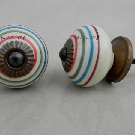Mixed Striped knob