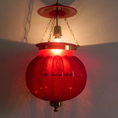 Red Melon Lamp
