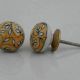 Mustard Floral Knob