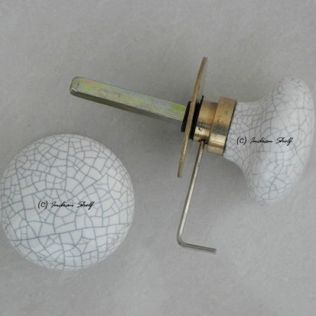 Mortice Crackle Door Handles