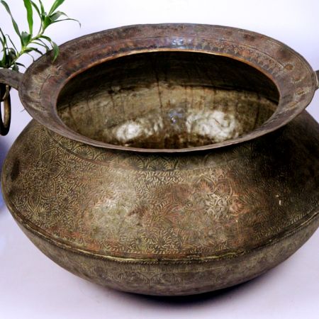 Bronze Planter-19.75 X 32 Inches