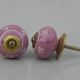 Pink Floral Knob