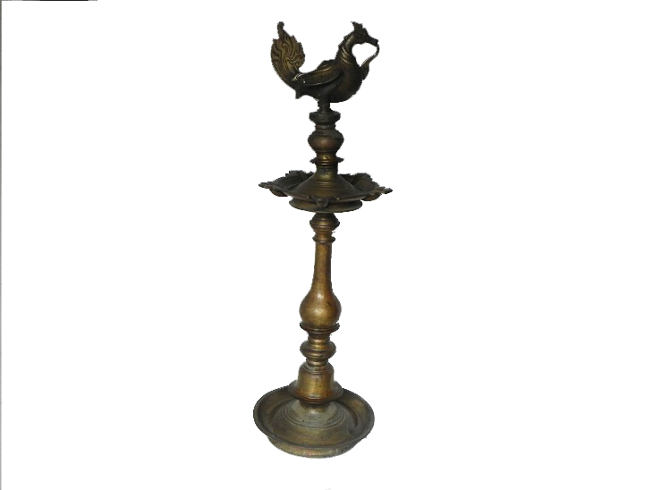 Vintage Oil Lamp-5 (Ht-30 Inches)