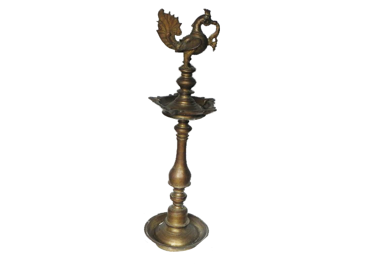 Vintage Oil Lamp-6 (Ht-29 Inches)
