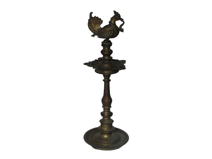 Vintage Oil Lamp-13 (Ht-24 Inches)
