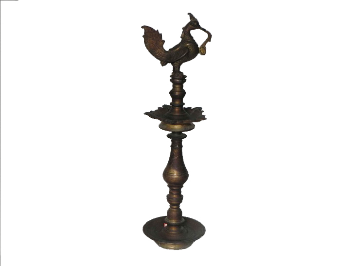 Vintage Oil Lamp-23 (Ht-26 Inches)