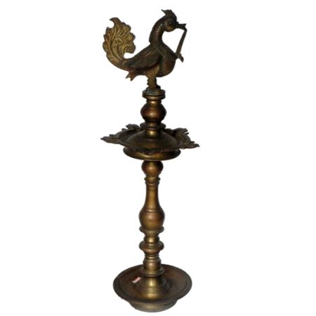 Vintage Oil Lamp-11 (Ht-25 Inches)