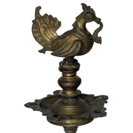 Vintage Oil Lamp-13 (Ht-24 Inches)