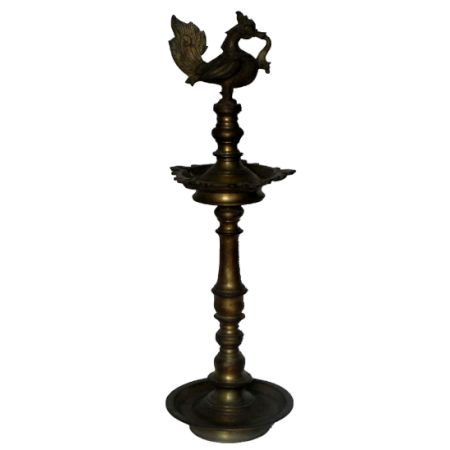 Vintage Oil Lamp-17 (Ht-26 Inches)