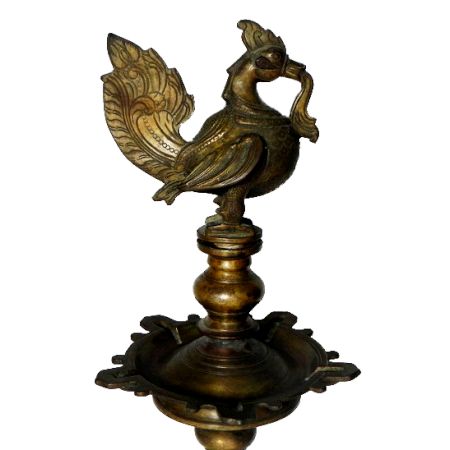 Vintage Oil Lamp-18 (Ht-27 Inches)