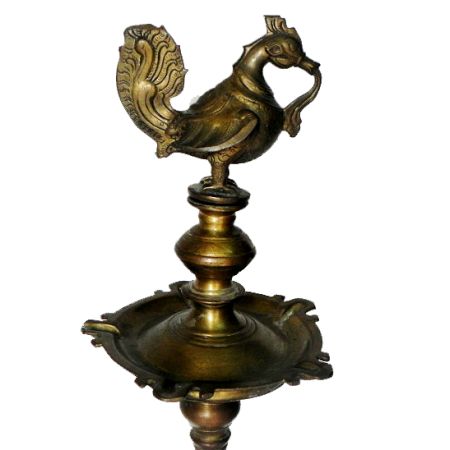 Vintage Oil Lamp-20 (Ht-27.5 Inches)