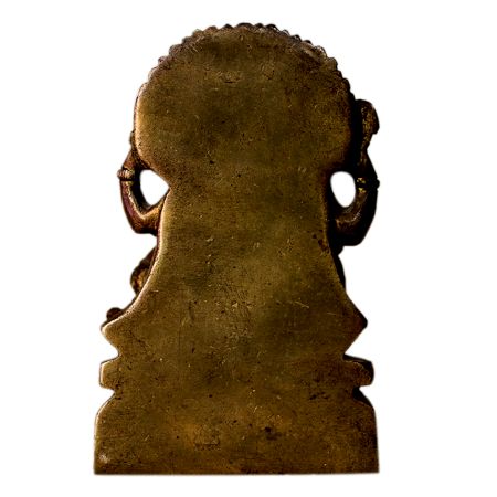 Brass Ganesha (Ht-4.3 Inches)