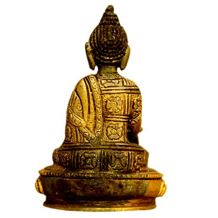 Brass Buddha (Ht-4 Inches)