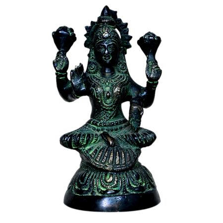 Brass Laxmi (Ht-4.3 Inches)
