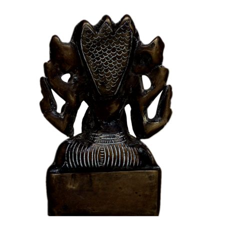 Brass Ganesha (Ht-5.3 Inches)