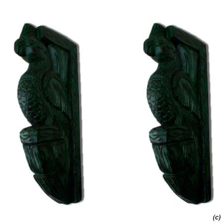 Parrot Wooden Wall Bracket