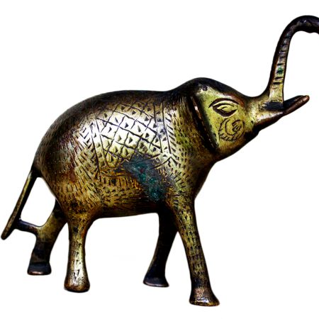 Brass Elephant Ht-5.1 Inches