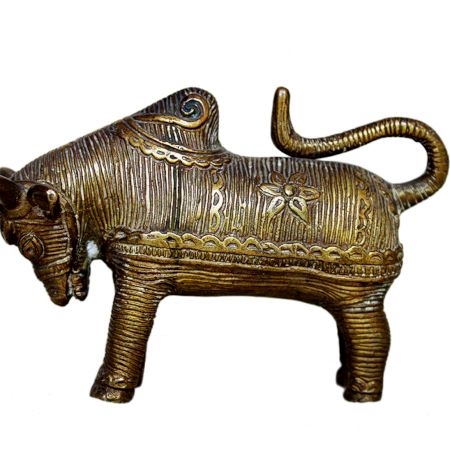 Brass Bull Ht-3.5 Inches