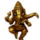 Brass Ganesha (Ht-4.25 Inches)