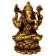 Brass Ganesha (Ht-2.7 Inches)