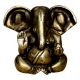 Brass Ganesha (Ht-2.3 Inches)