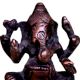 Brass Ganesha (Ht-3.3 Inches)