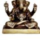 Brass Ganesha (Ht-4.7 Inches)
