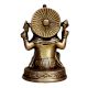 Brass Ganesha (Ht-4.7 Inches)
