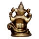 Brass Ganesha (Ht-5.7 Inches)