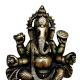 Brass Ganesha (Ht-7.5 Inches)