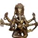 Brass Ganesha (Ht-11.8 Inches)