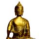 Brass Buddha (Ht-9 Inches)