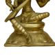 Brass Saraswati (Ht-7.9 Inches)