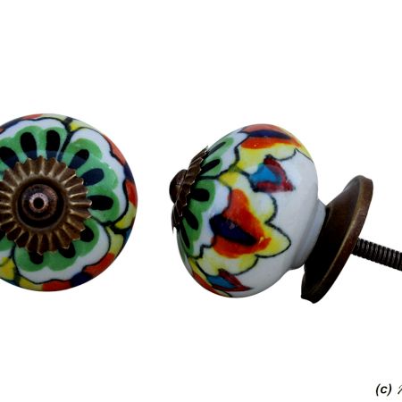 Colorful Round Drawer Knob