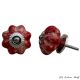Red Marble Melon Drawer Knob