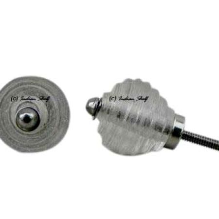 Clear Step Glass Knob