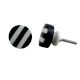 White & Black  Resin Knob