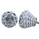 White Rexine Wire Knobs
