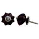 Purple Small Melon Glass Knob