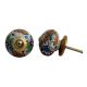 Mixed Floral Ceramic Knob