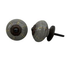 Caramel Striped Knob