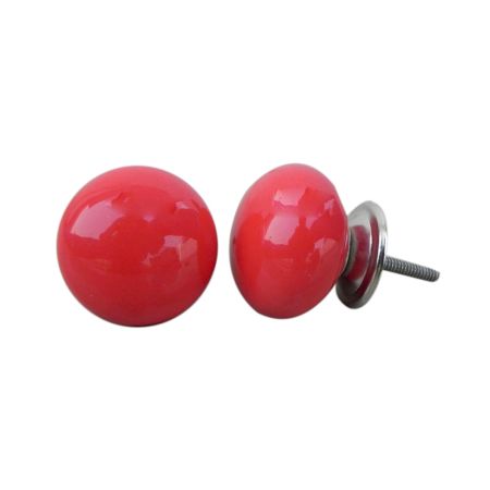Solid Red Knob