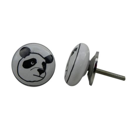 Panda Ceramic Kids Knob