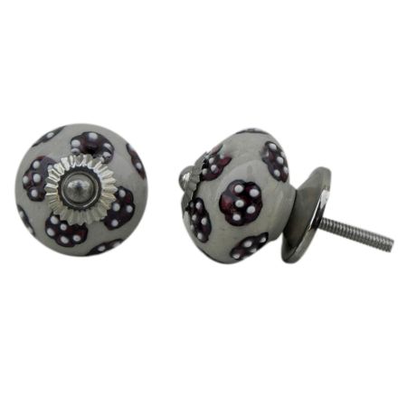 Cherry Tiny Floral Knob (1)