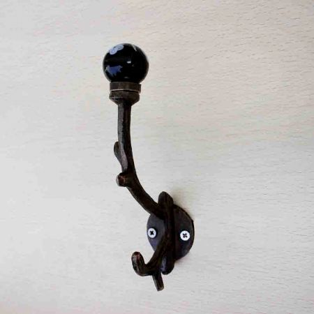 Black Floral Tree Hooks